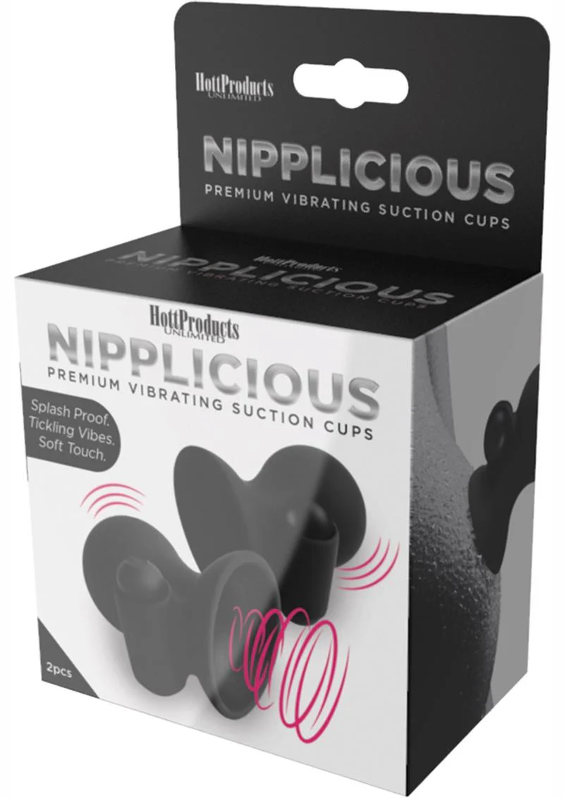 Nipplicious Premium Vibrating Suction Cups Black 2 Pcs - Image 2