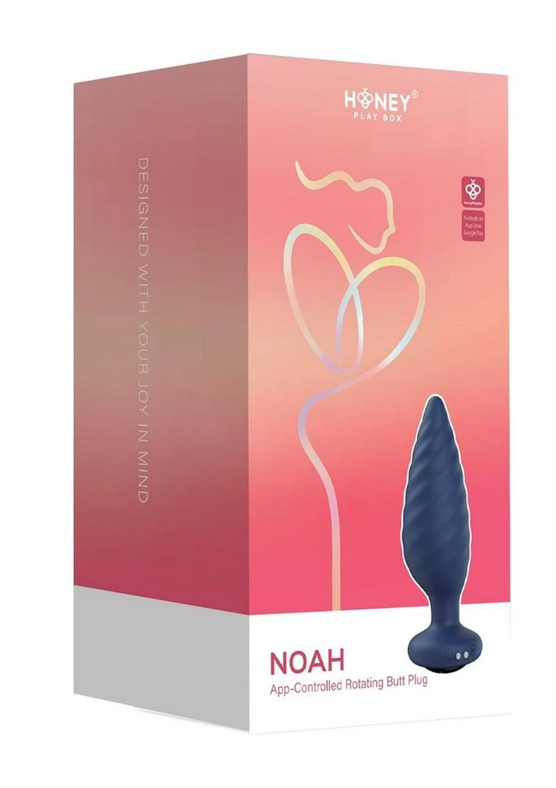 Noah App-Controlled Rechargeable Rotating Butt Plug - Image 4