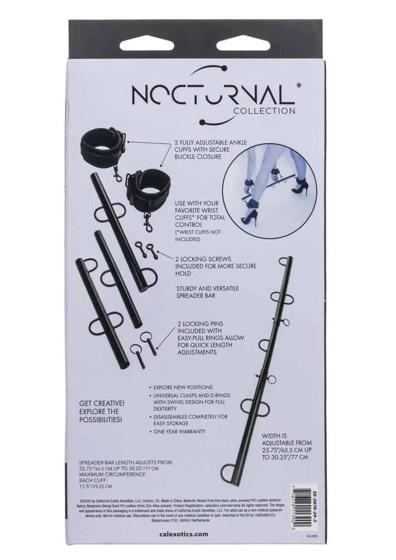 Nocturnal Collection Spreader Bar with Cuffs - Image 3