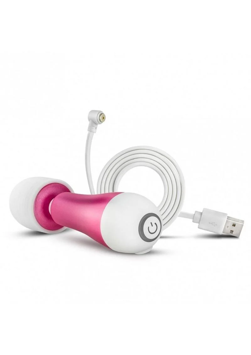 Noje Jules Rose Rechargeable Silicone Wand Massager - Image 3