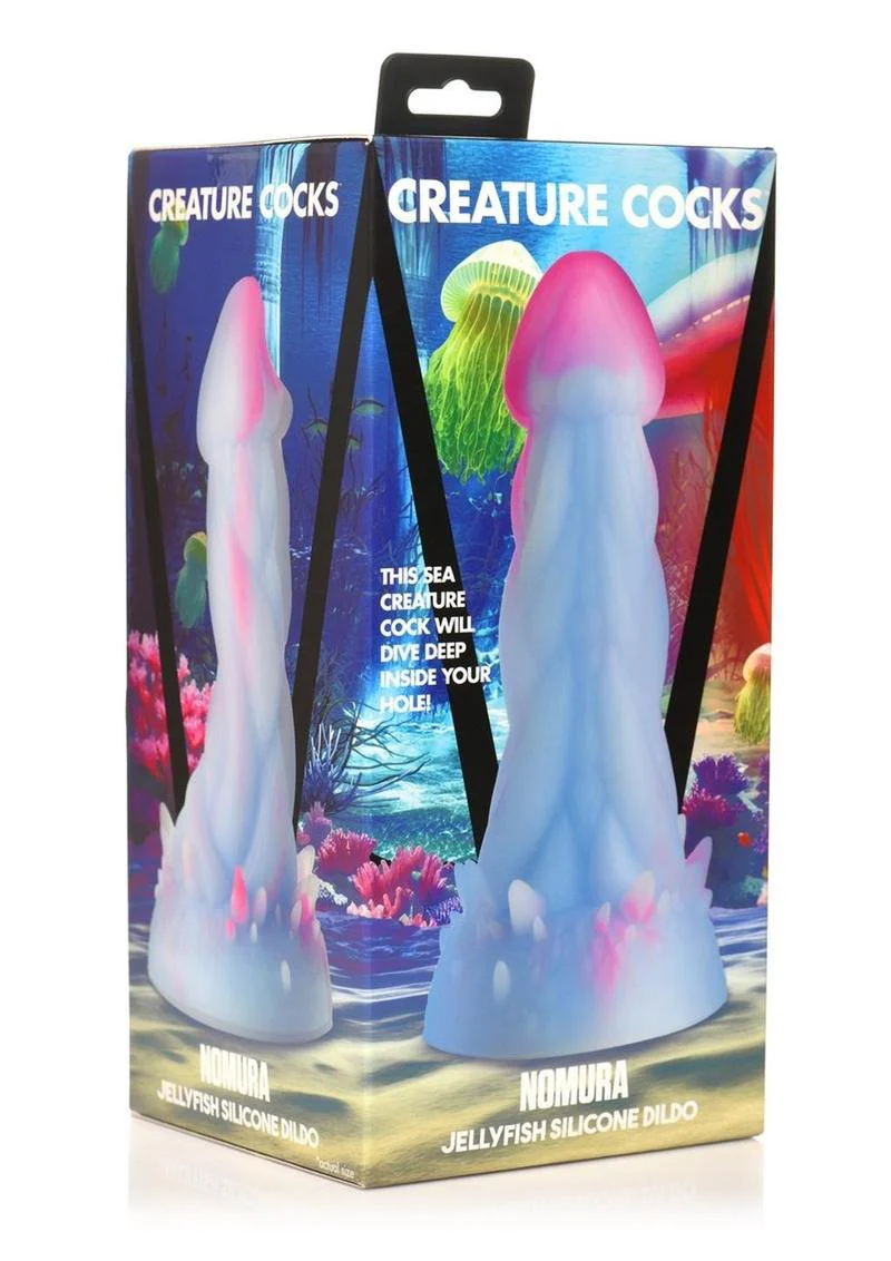 Nomura Jellyfish Silicone Pink Sea Creature Design Dildo - Image 4