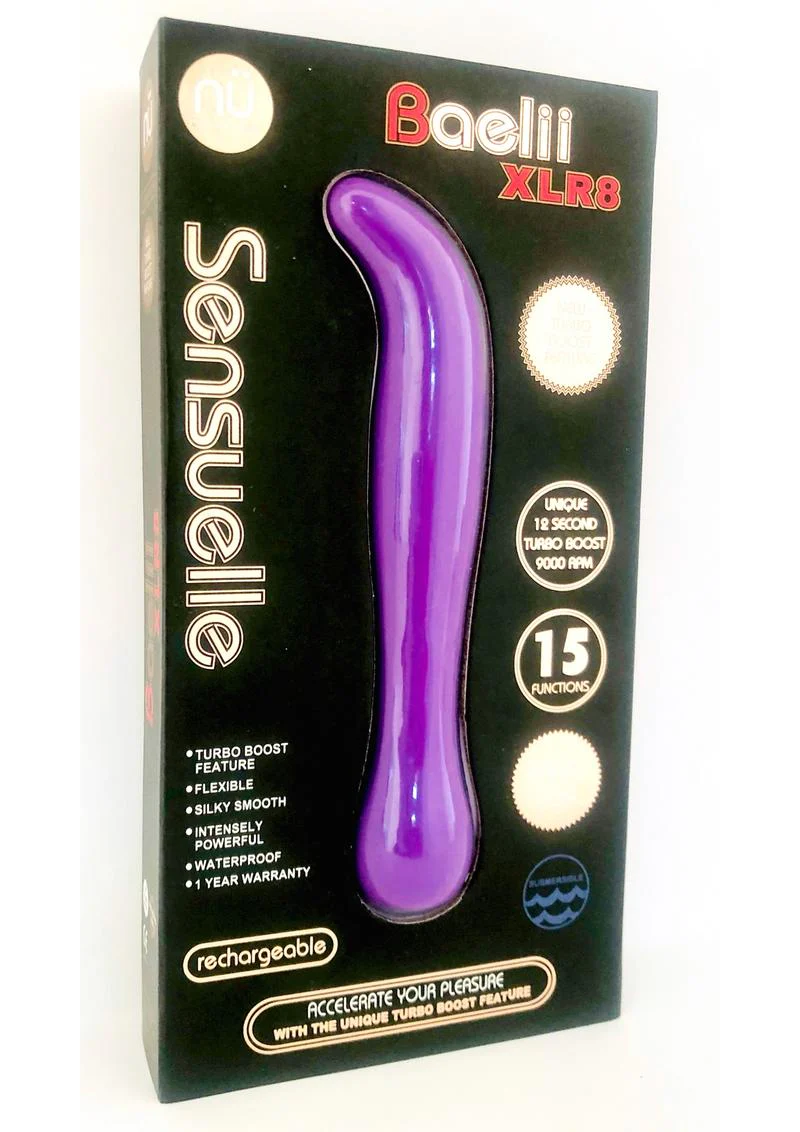 Nu Sensuelle Baelii Xlr8 Rechargeable Silicone G-Spot Vibrator - Image 6