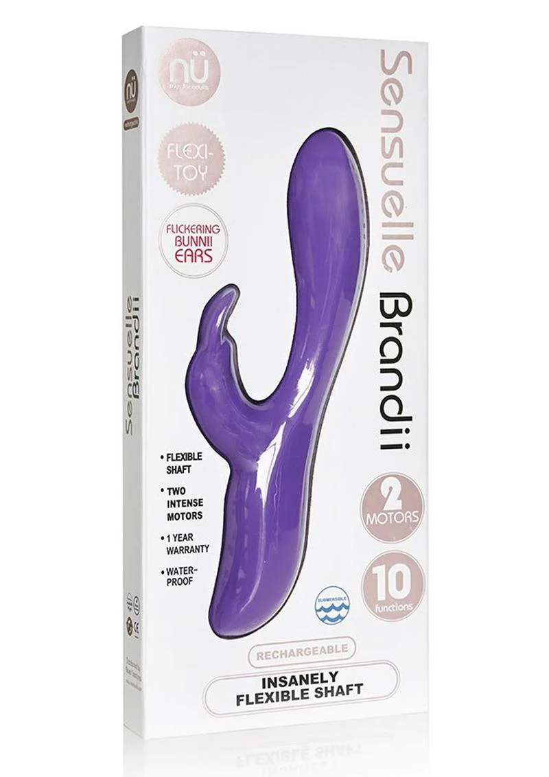 NU Sensuelle Brandii Super Flex Silicone Bunny Vibrator - Image 4