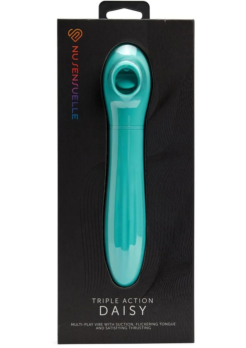 Nu Sensuelle Daisy Triple Action Vibrator Suction And Thrusting UV - Image 8