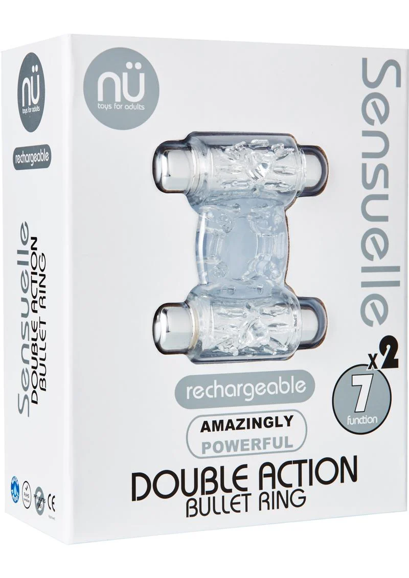 Nu Sensuelle Double Action Bullet Ring Rechargeable - Image 4