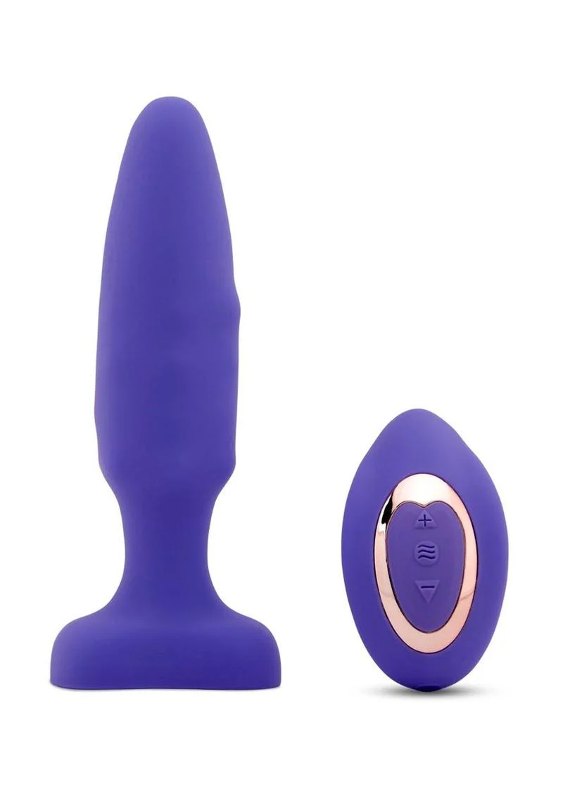 Nu Sensuelle Fino Roller Motion Rechargeable Anal Plug With Remote - Image 3