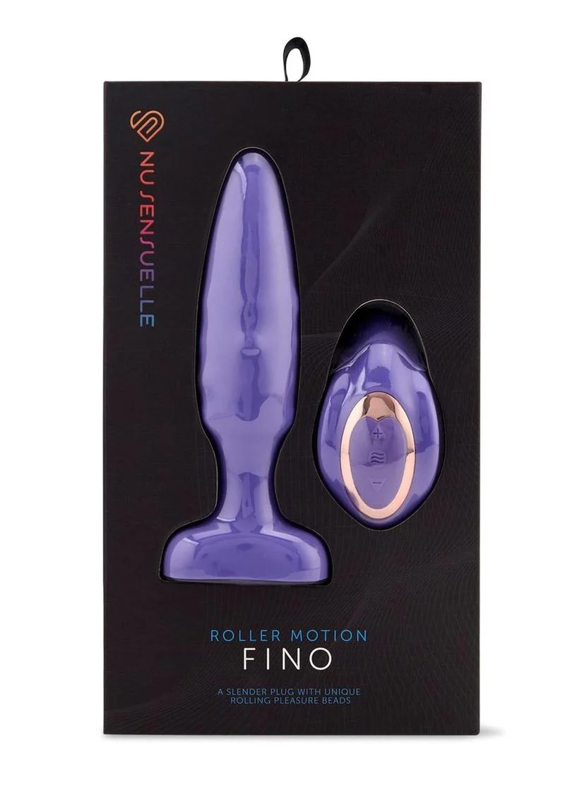 Nu Sensuelle Fino Roller Motion Rechargeable Anal Plug With Remote - Image 8