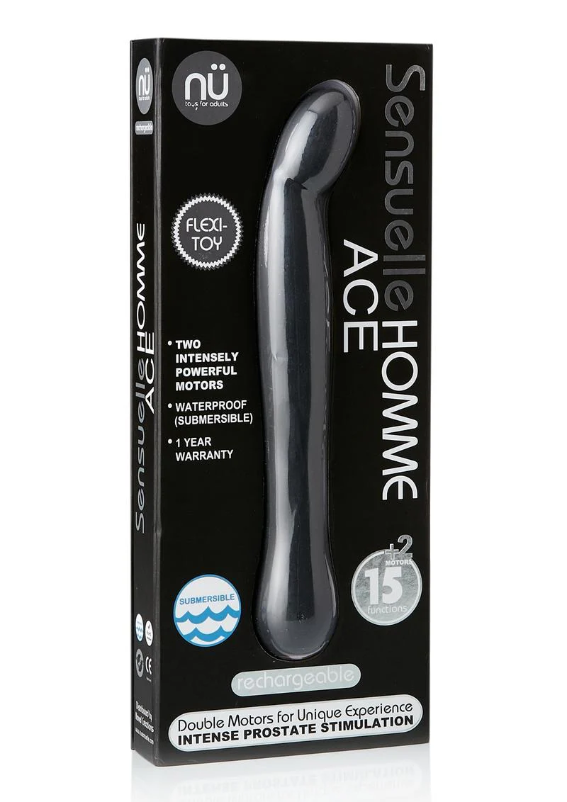 Nu Sensuelle Homme Ace Prostate Massager Dual Motor P-Spot Toy - Image 4