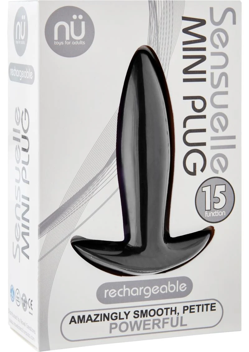Nu Sensuelle Mini Rechargeable Silicone Vibrating Butt Plug - Image 3