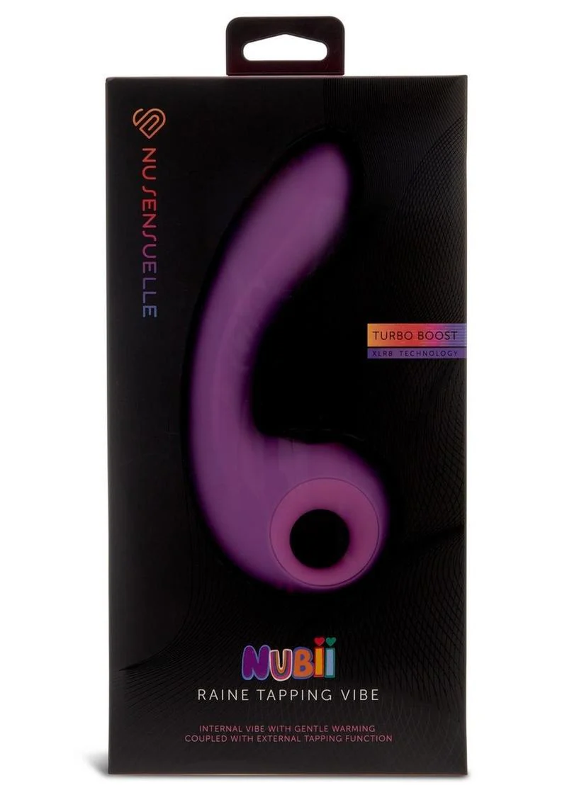Nu Sensuelle Nubii Raine Tapping Vibe with Warming and Turbo Boost - Image 4
