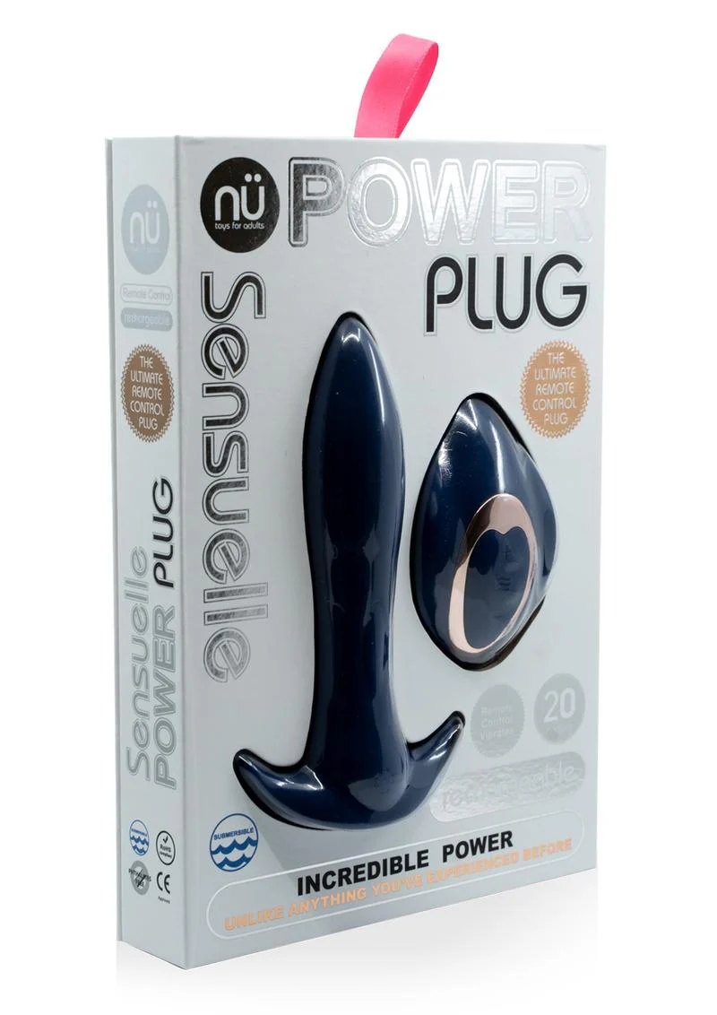 Nu Sensuelle Power Plug Silicone Vibrating Butt Plug - Image 3