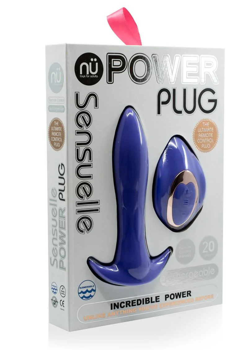 Nu Sensuelle Power Plug Silicone Vibrating Butt Plug - Image 4
