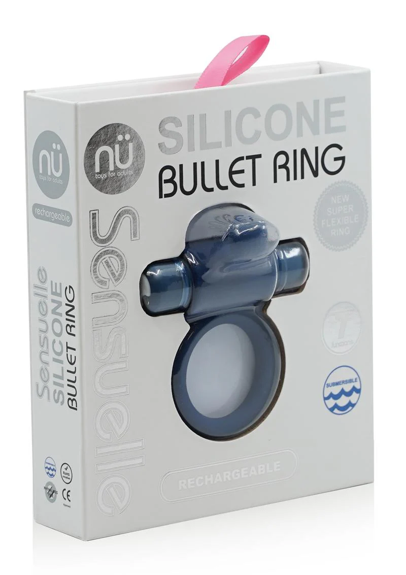 Nu Sensuelle Silicone Bullet Vibrating Ring - Image 4