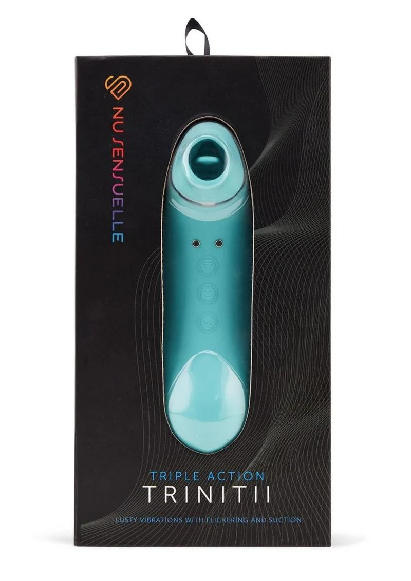 Nu Sensuelle Trinitii Triple Action Vibrator Flickering and Suction - Image 6