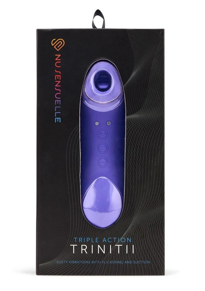 Nu Sensuelle Trinitii Triple Action Vibrator Flickering and Suction - Image 7
