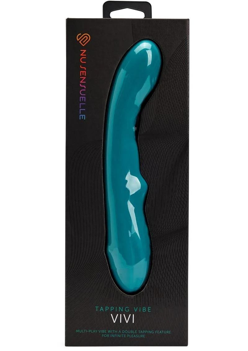 Nu Sensuelle Vivi Rechargeable Silicone Double Tapping Vibrator - Image 7