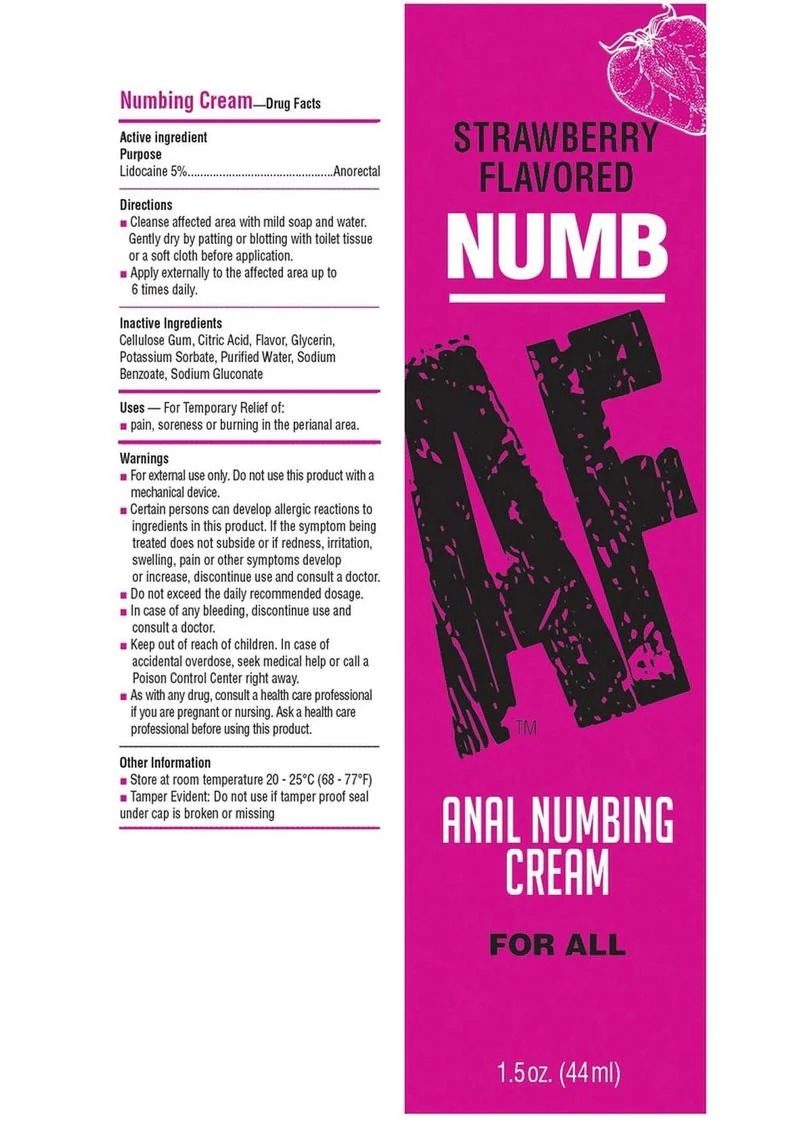 NUMB AF Anal Numbing Cream - Image 3