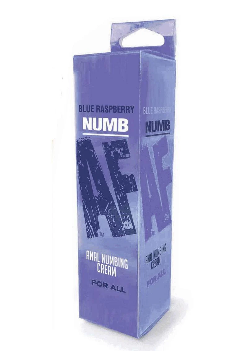 Numb AF Blue Raspberry Anal Numbing Cream  For Comfort Anal Play - Image 2