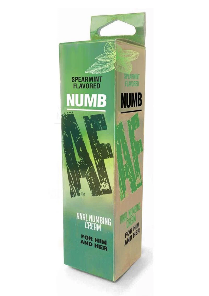 Numb AF Spearmint Flavored Anal Numbing Cream 1.5oz - Image 3