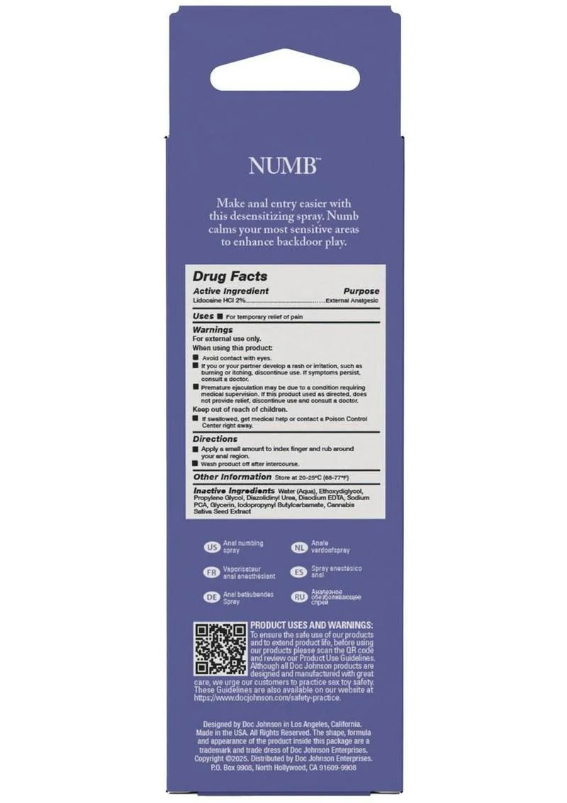 NUMB Anal Comfort Spray - Image 2