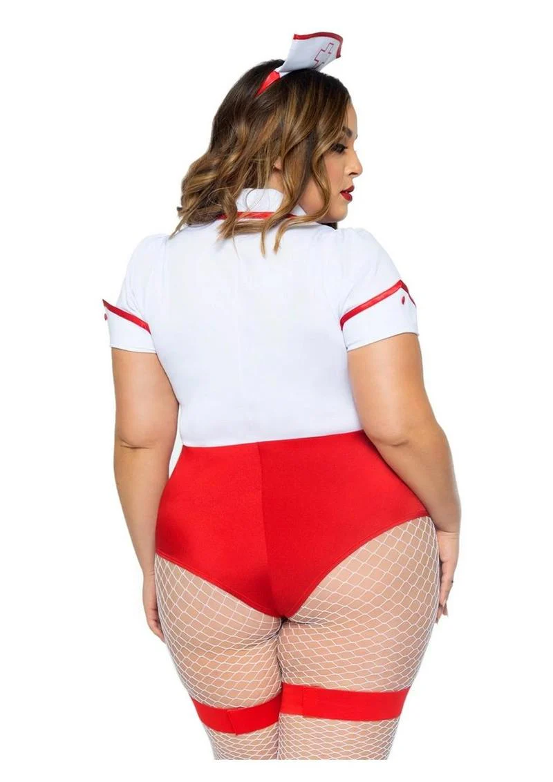 Nurse Feelgood Snap Crotch Garter Bodysuit - Image 13