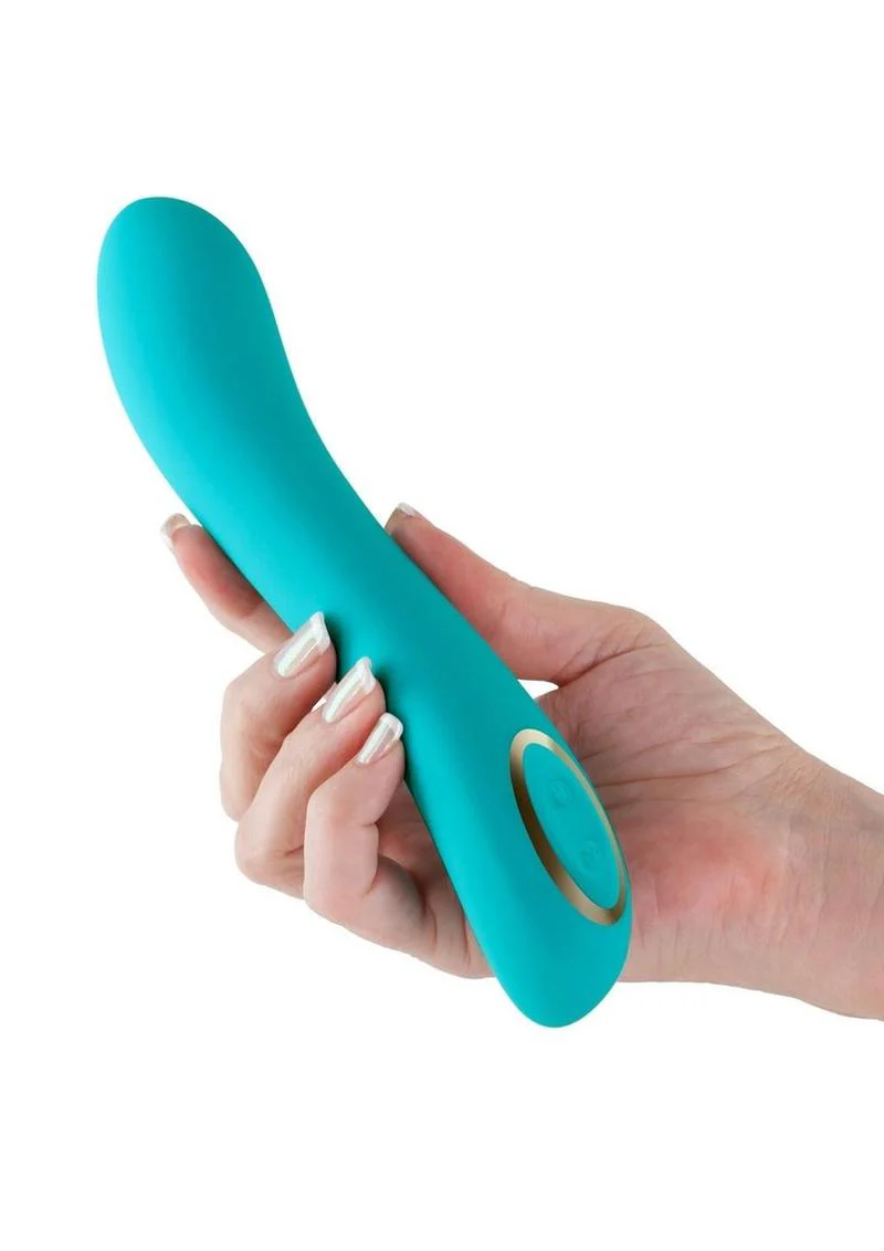 Obsessions Zeus  Silicone Vibrator Teal - Image 6