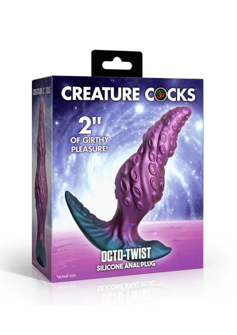 Octo Twist Silicone Anal Plug - Image 4