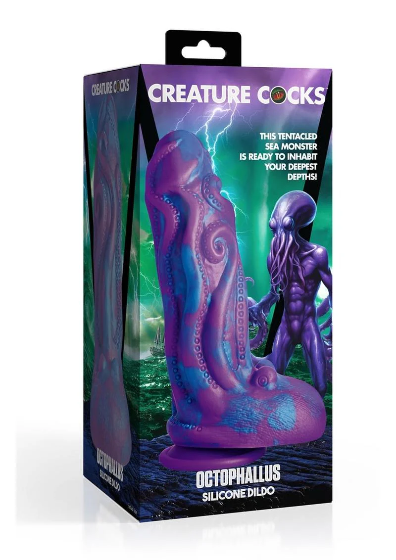 Octophallus Silicone Dildo Tentacled Sea Monster Design - Image 4