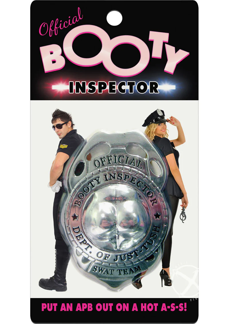 Official Booty Inspector Badge Fun And Cheeky Accessory for Any Party - Image 2