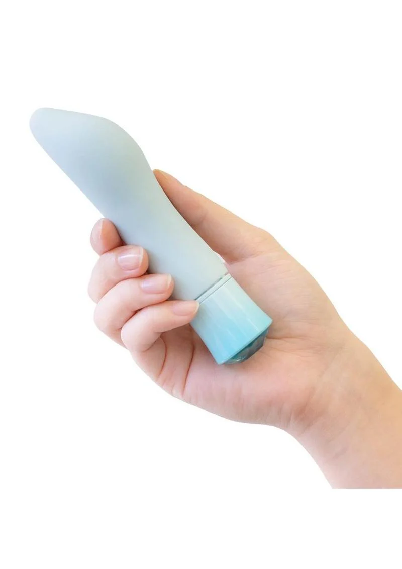 Oh My Gem Ardor Rechargeable Silicone Vibrator – Aquamarine - Image 3