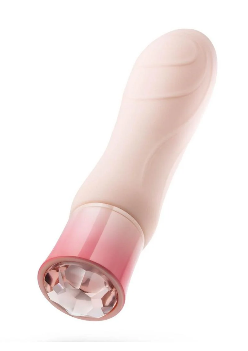 Oh My Gem Elegant Rechargeable Silicone Vibrator – Morganite - Image 2