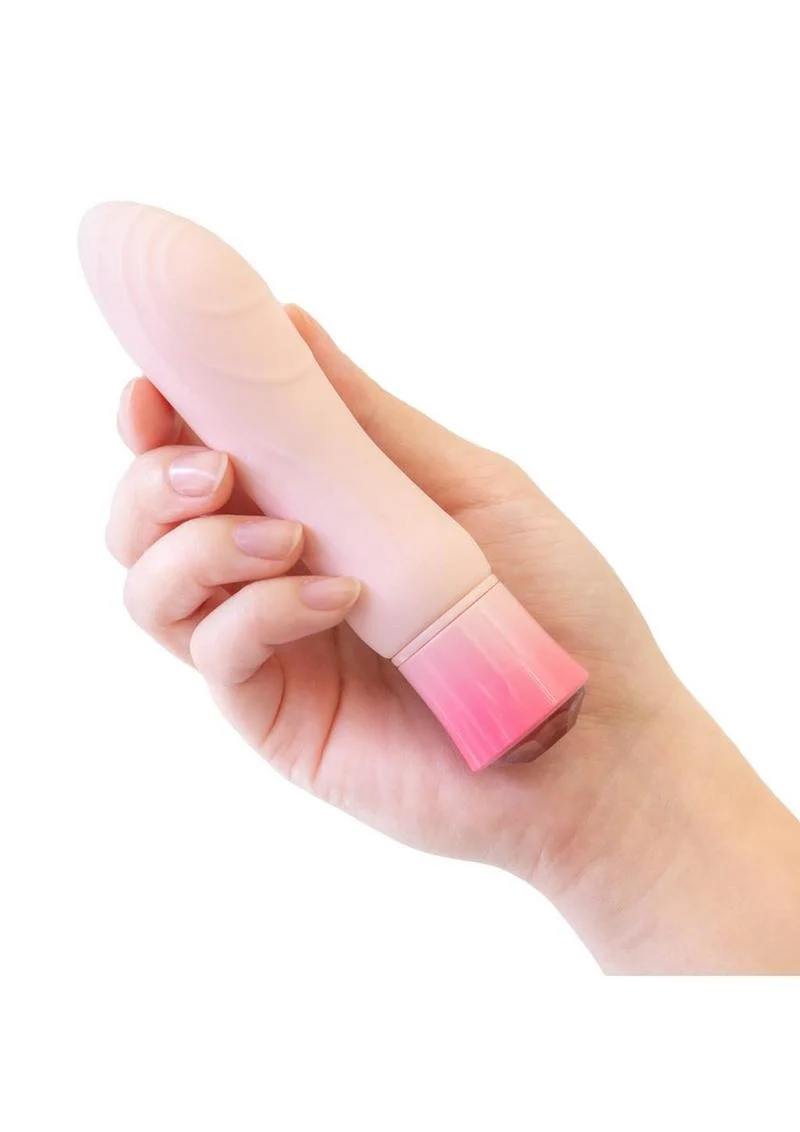 Oh My Gem Elegant Rechargeable Silicone Vibrator – Morganite - Image 3