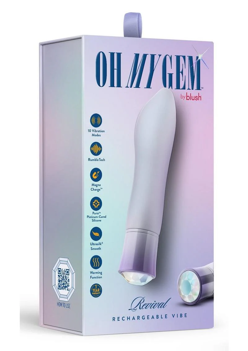 Oh My Gem Revival Rechargeable Silicone G-Spot Vibrator - Image 4