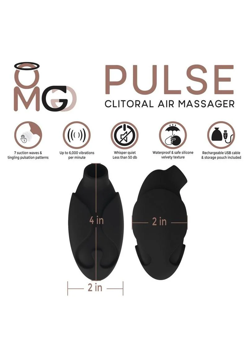 OMG Pulse Rechargeable Clitoral Air Massager - Image 3