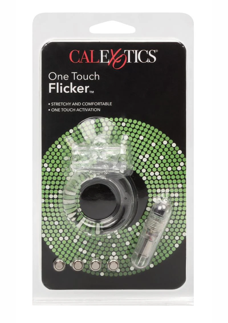 One Touch Flicker Vibrating Cock Ring With One Touch - Image 4
