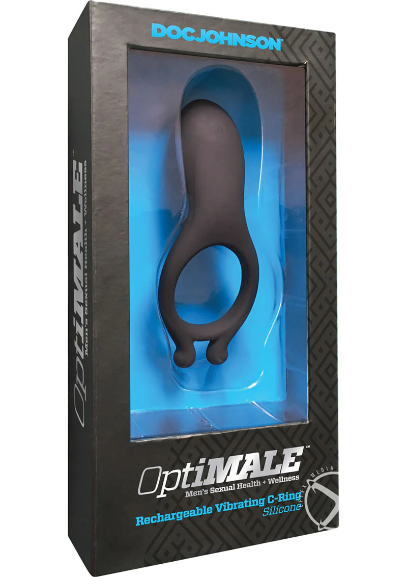 OptiMALE Rechargeable Silicone Vibrating C Ring - Image 3