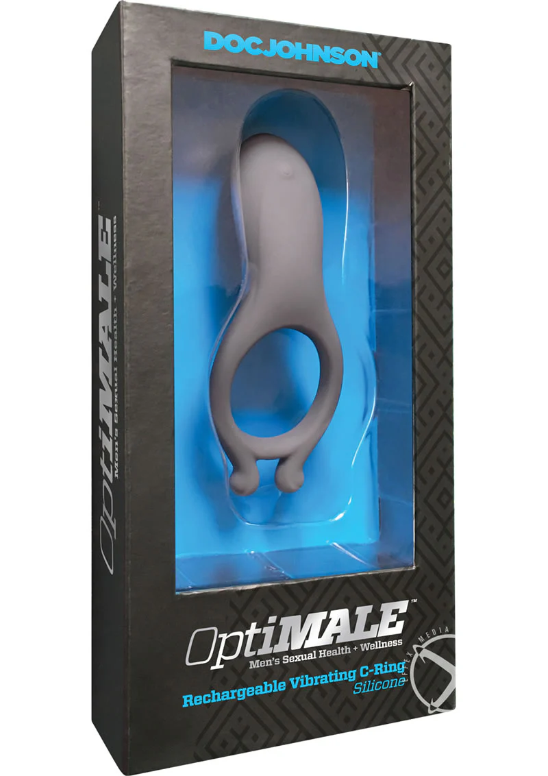 OptiMALE Rechargeable Silicone Vibrating C Ring - Image 4