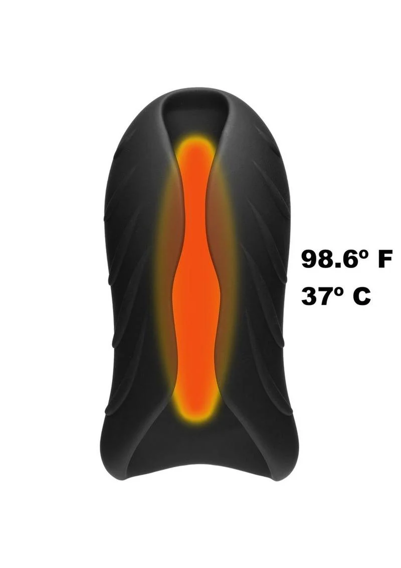 OptiMALE SecondSKYN Silicone Warming Vibrating Stroker - Image 4