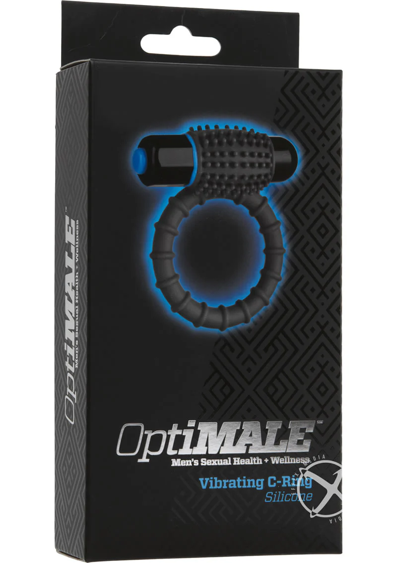 OptiMALE Vibrating C Ring with Bullet Silicone - Image 4