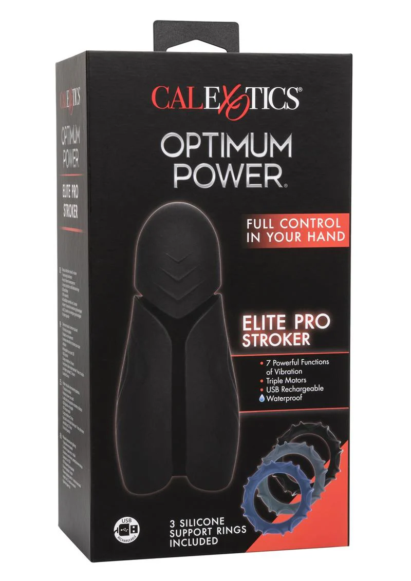 Optimum Power Elite Pro Stroker Rechargeable Silicone Masturbator - Image 4