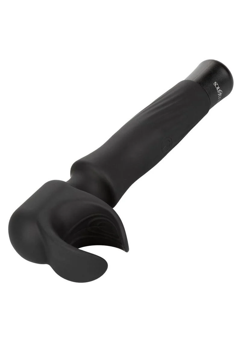 Optimum Power Masturwand Vibrating Stroker Rechargeable Black - Image 2
