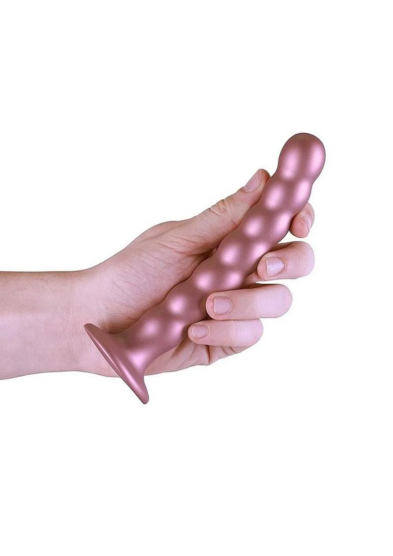 Ouch! Beaded Silicone G-Spot Dildo - Image 3