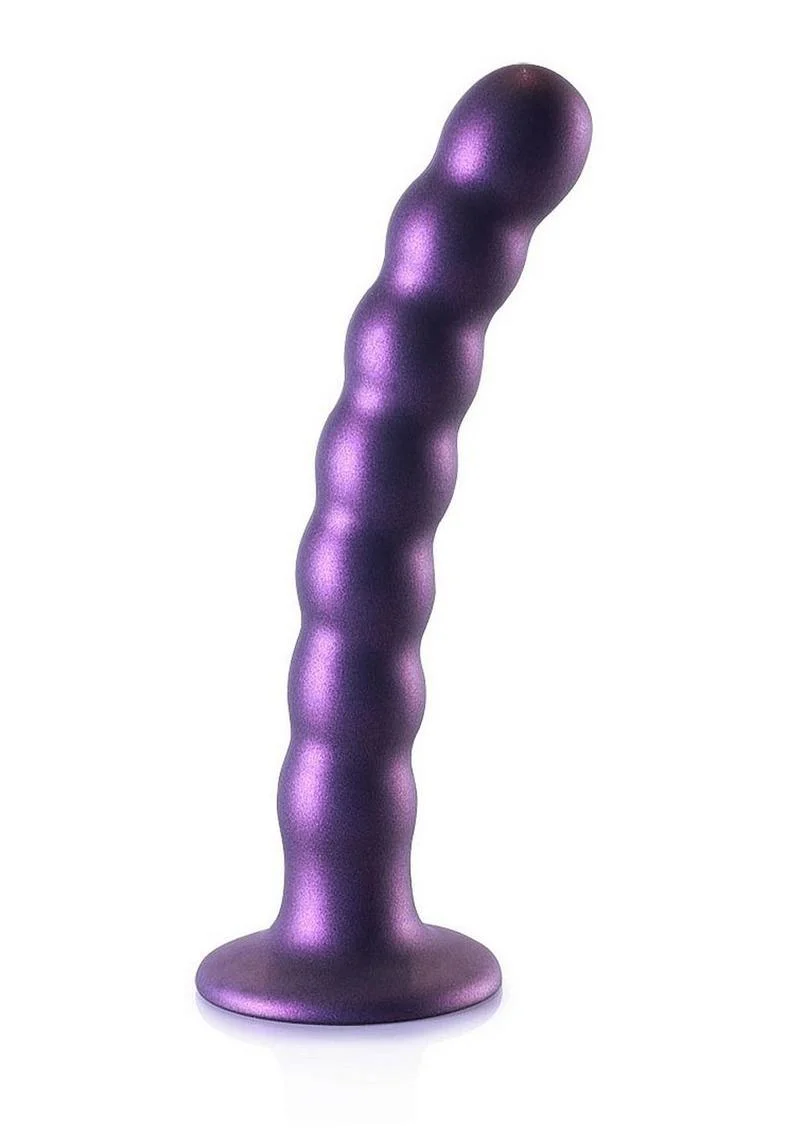 Ouch! Beaded Silicone G-Spot Dildo - Image 4