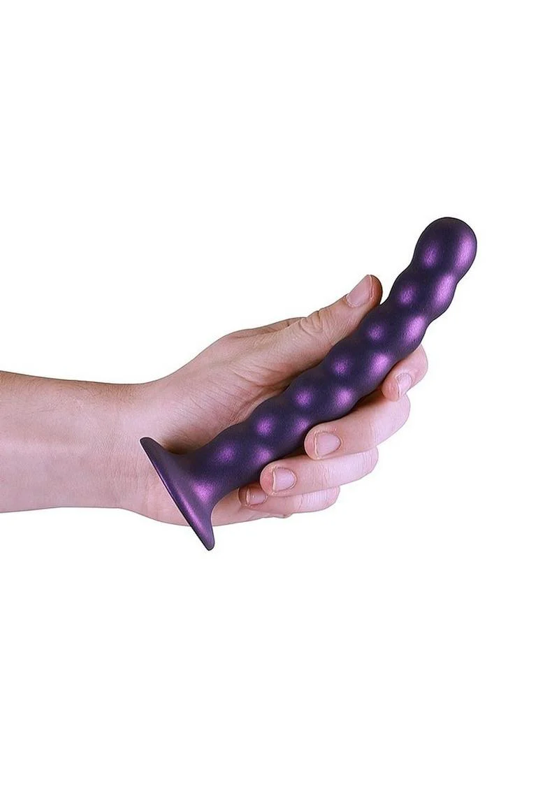 Ouch! Beaded Silicone G-Spot Dildo - Image 6