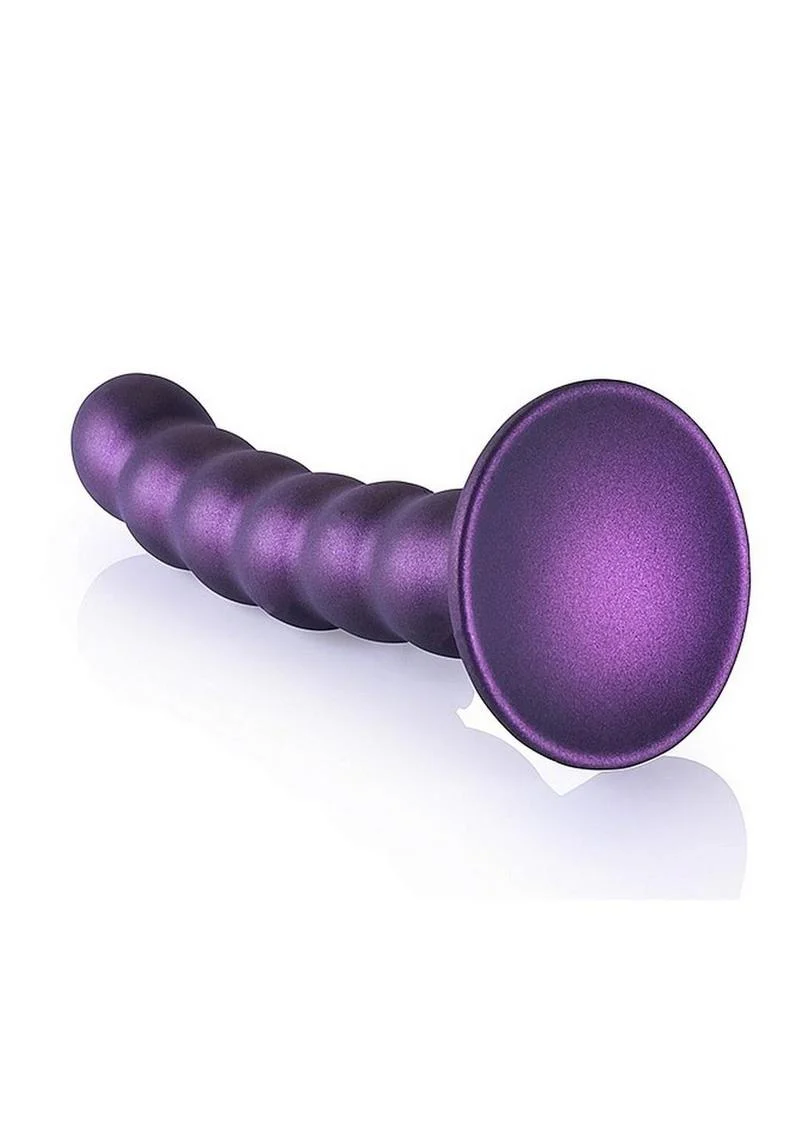 Ouch! Beaded Silicone G-Spot Dildo Curved For Precision Pleasure - Image 3