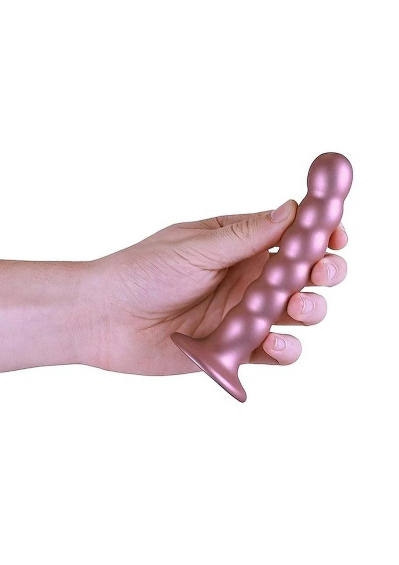 Ouch! Beaded Silicone G-Spot Dildo Curved For Precision Pleasure - Image 6