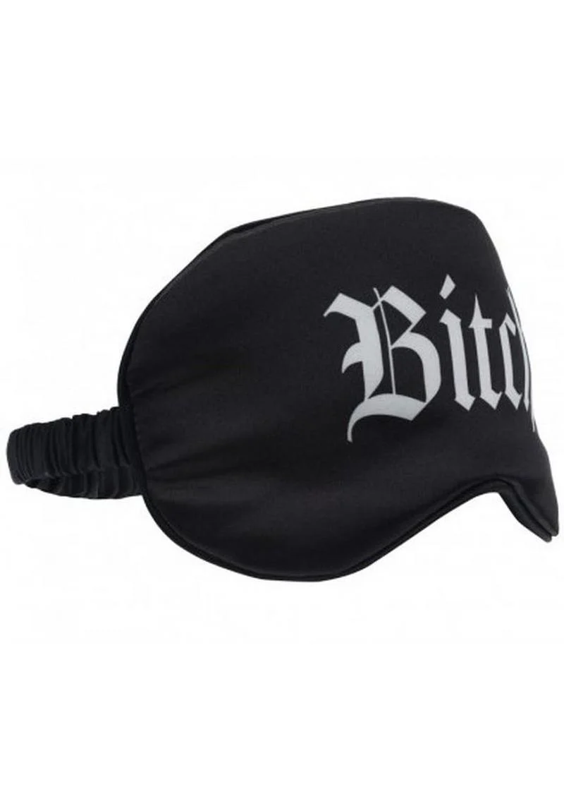 Ouch Bitch Satin Blindfold Mask - Image 2