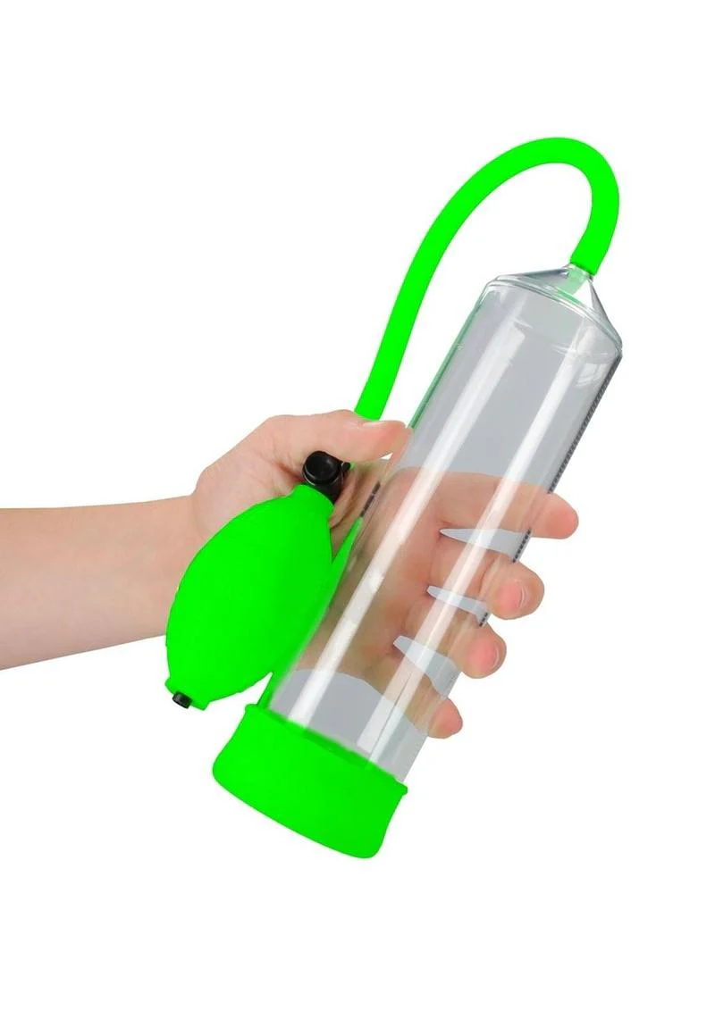 Ouch! Glow in the Dark Classic Reliable Suction Penis Pump - Image 2