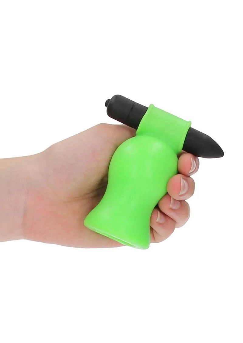 Ouch! Glow In The Dark Vibrating Head Masturbator - Image 2
