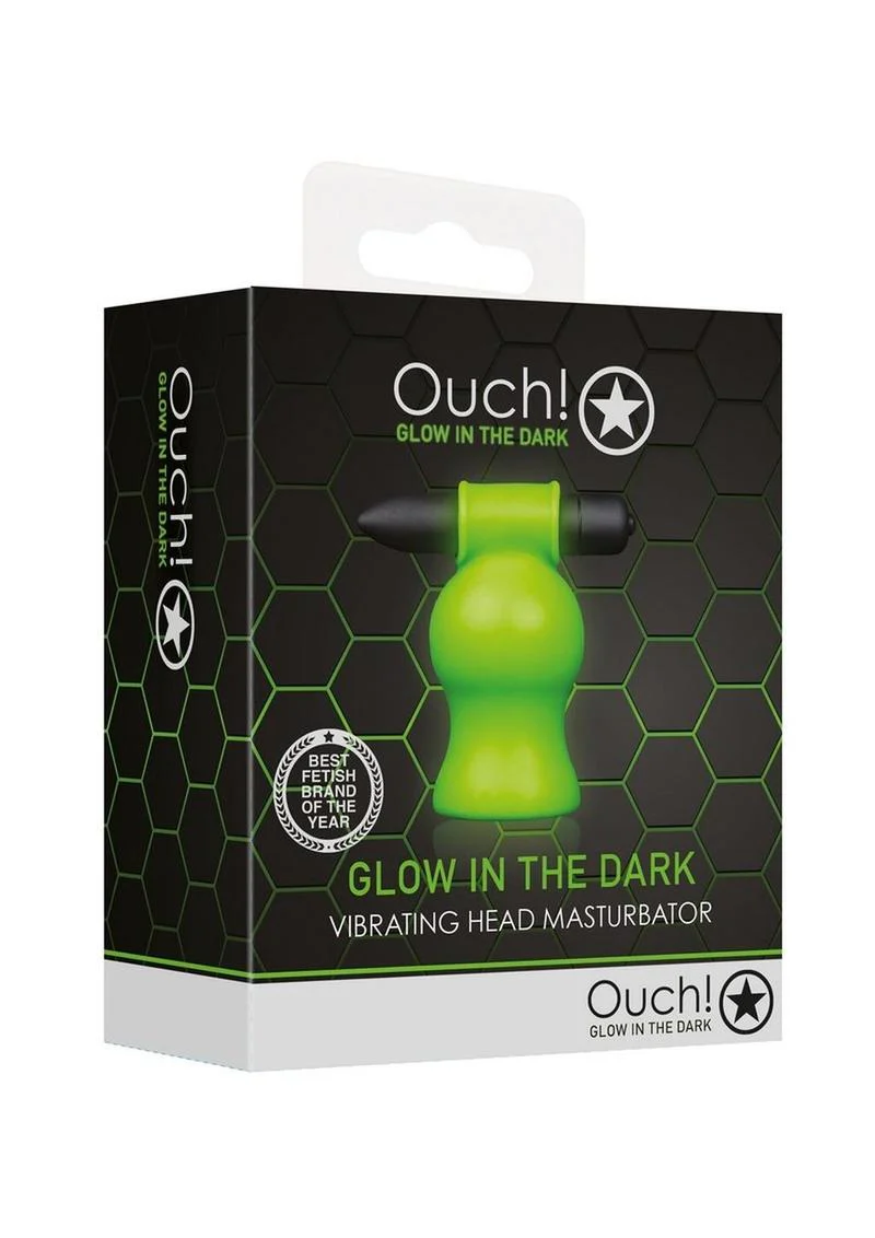 Ouch! Glow In The Dark Vibrating Head Masturbator - Image 3